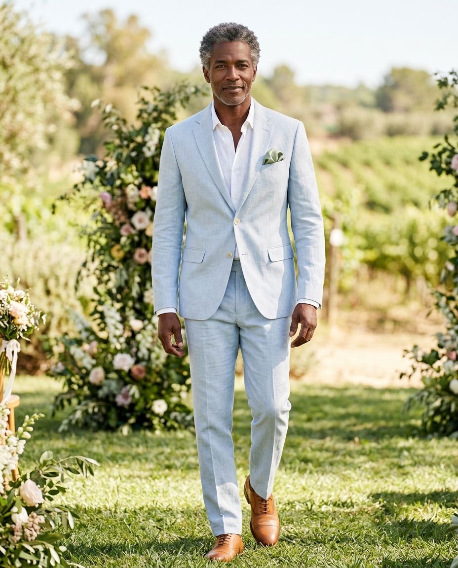 wedding look for men over 50