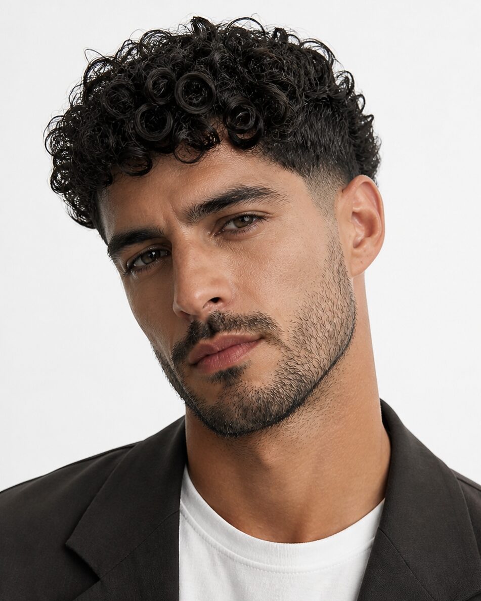 curly top men's hair trends 2026