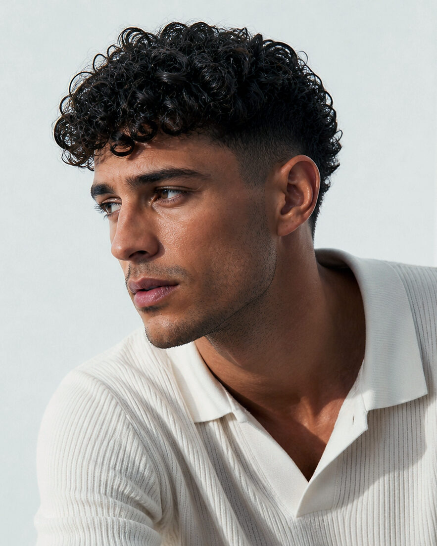 curly top men's hair trends 2026
