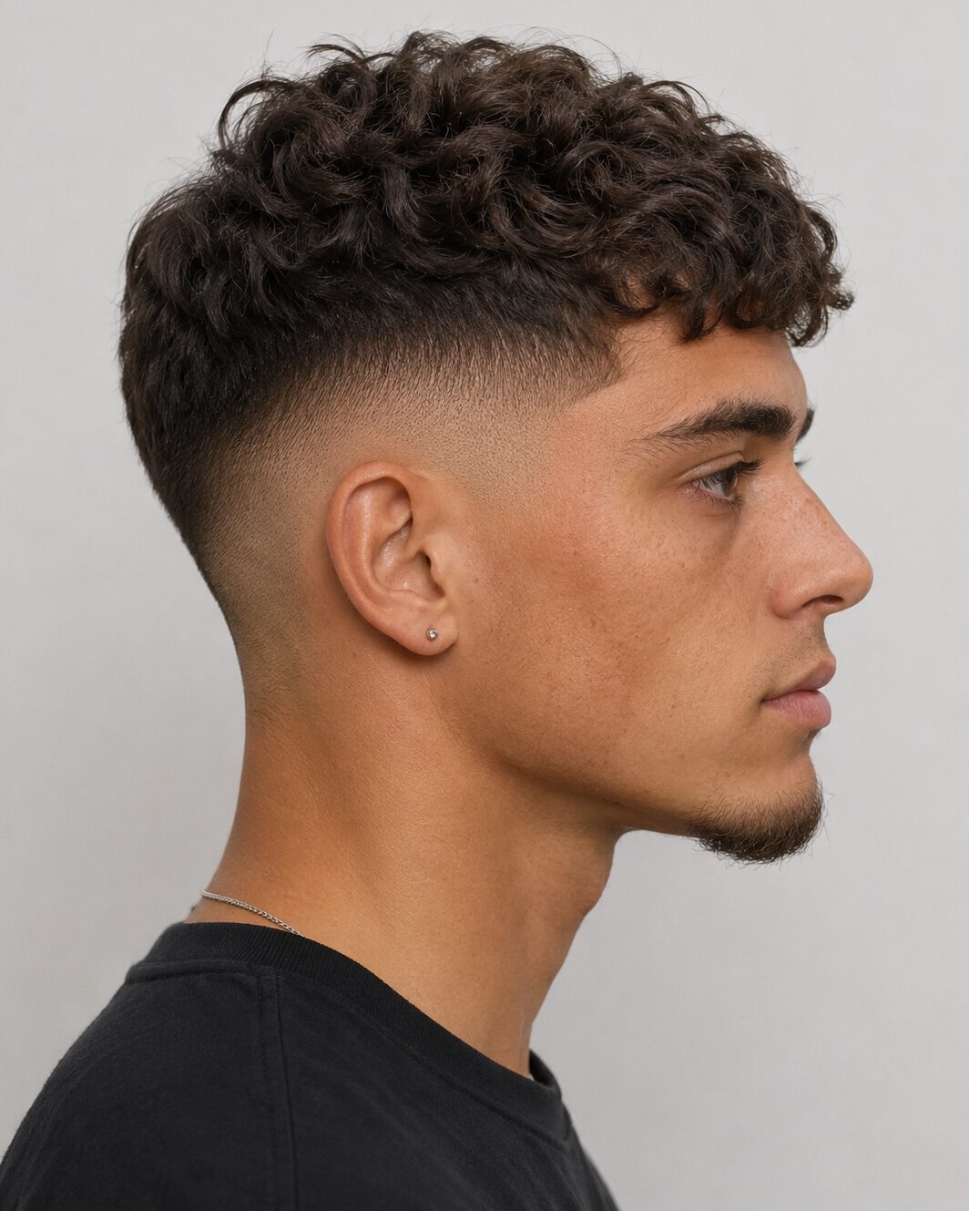 curly french crop hairstyle