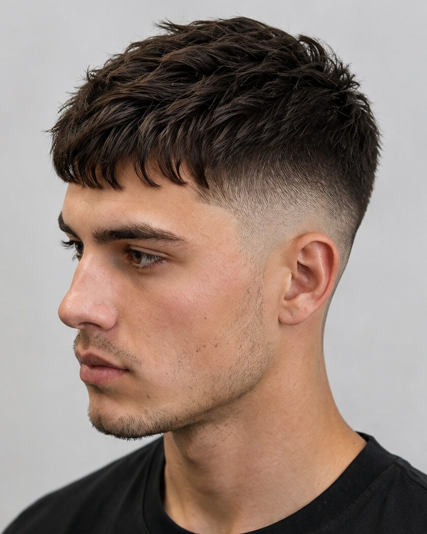 french crop fade