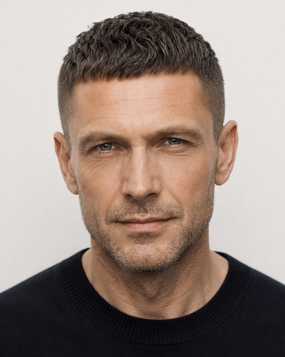 short fringe haircuts for men