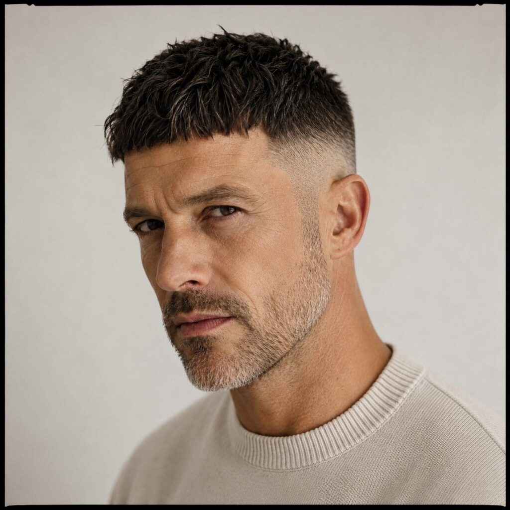 Textured French Crop Haircut