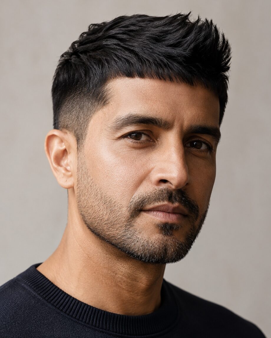 quiff hairstyle with fade