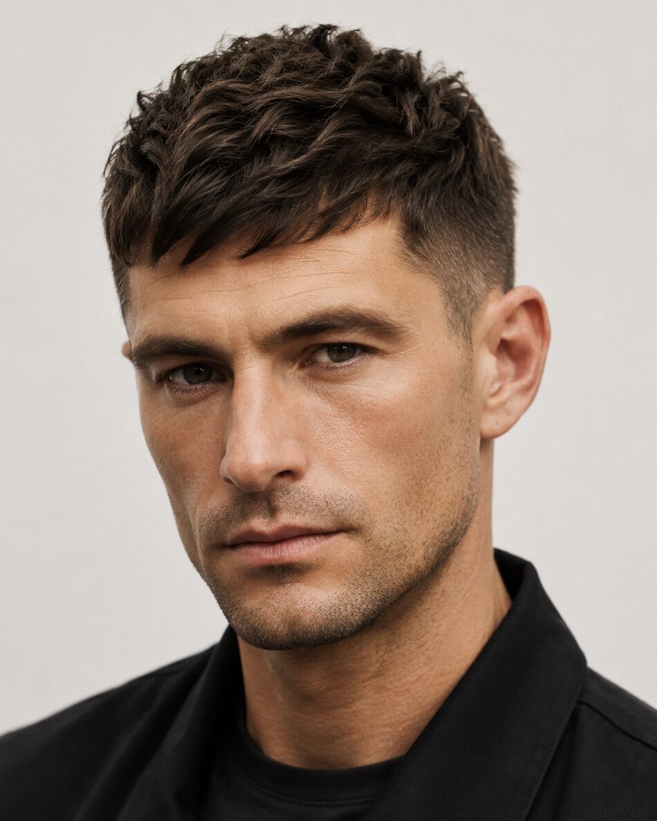 classic textured crop haircut