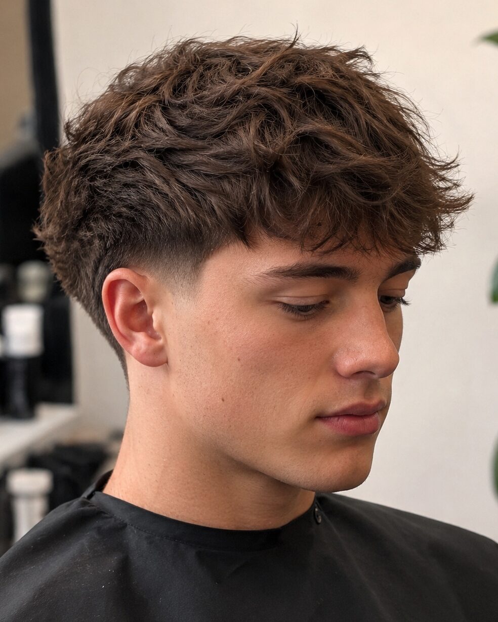 blowout taper haircut