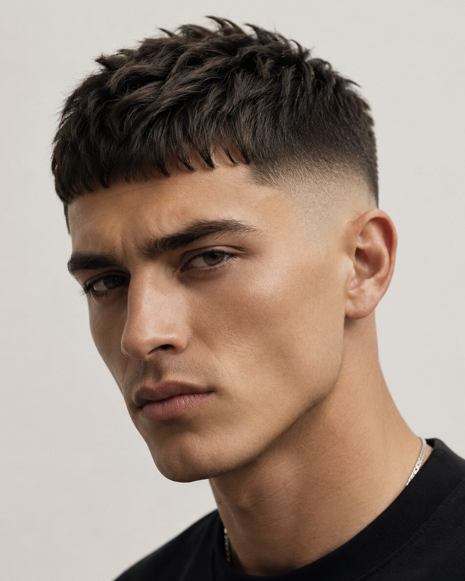 skin fade textured crop