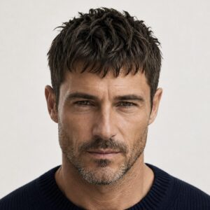 textured crop haircut for men
