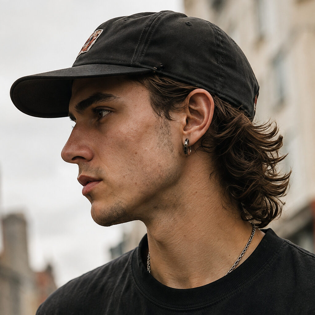skater modern mullet haircut