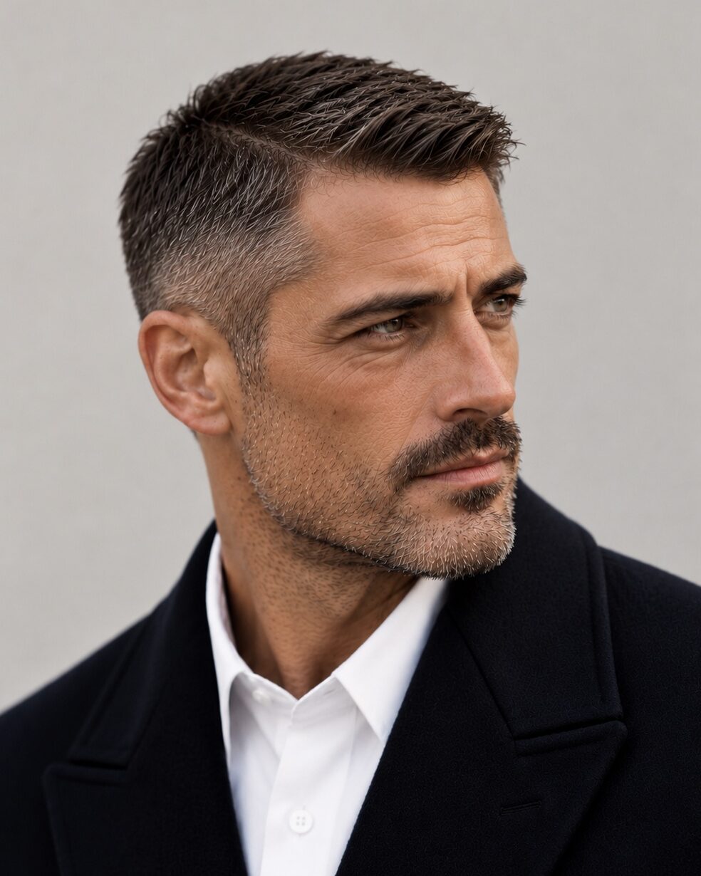 traditional ivy league crew cut
